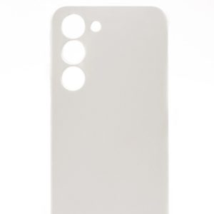 Aizmugurējais vāciņš Evelatus Samsung Galaxy S23 Premium Soft Touch Silicone Case White