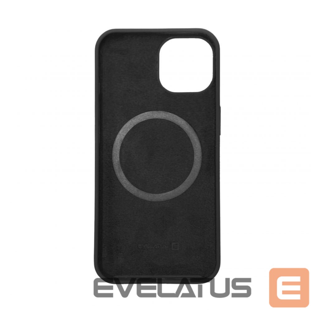 Aizmugurējais vāciņš Evelatus Apple iPhone 14 / 13 Premium MagSafe Soft Touch Silicone Case Black