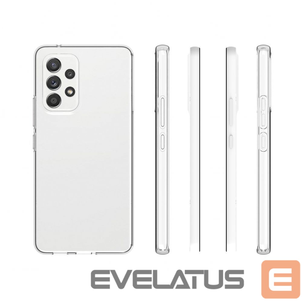 Aizmugurējais vāciņš Evelatus Samsung Galaxy A04s / A13 5G Clear Silicone Case 1.5mm TPU Transparent