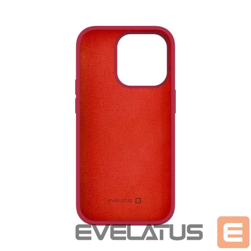 Aizmugurējais vāciņš Evelatus Apple iPhone 14 Pro 6.1 Premium Soft Touch Silicone case Red