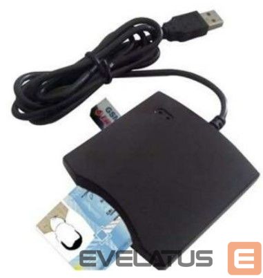 Parveidotājs Transcend SMART CARD READER USB PC/SC Black