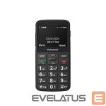 Mobilie telefoni Panasonic  KX-TU160 Easy Use Mobile Phone Black, 2.4 ", TFT-LCD, 240 x 320, USB version USB-C, Built-in camera, Main camera 0.3 MP, 32 GB