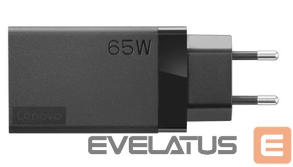 Adapteris Lenovo Travel Adapter USB-C AC Black, 65 W