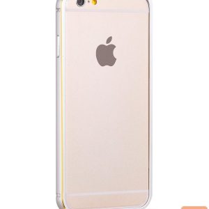 Aizmugurējais vāciņš Hoco Apple Apple iPhone 6 / 6s Blade Series Fedora Metal Bumper HI-T026 Silver