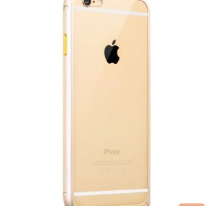Aizmugurējais vāciņš Apple  Apple iPhone 6 / 6s  Blade Series Aluminium Bumper HI-T022 Gold