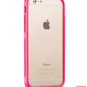 Aizmugurējais vāciņš Hoco Apple iPhone 6  Moving Shock-proof Silicon Bumper Pink