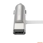 Auto lādētāji Hoco Universal UCL01 Multifunction apple+micro usb Silver