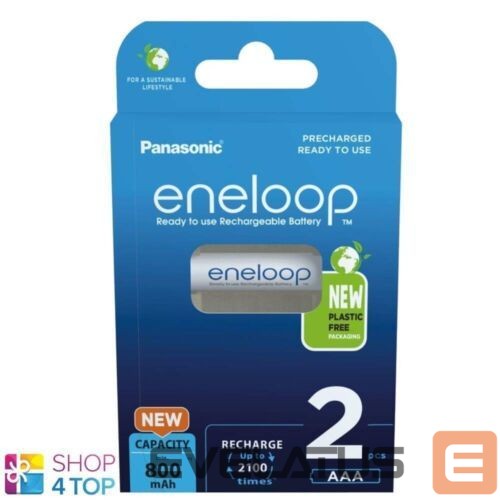 Cita datorprece Panasonic Rechargeable Batteries ENELOOP BK-4MCDE/2BE AAA, 800 mAh, 2 pc(s)