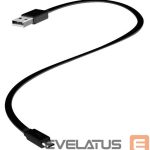 Kabelis iLike  micro USB cable 30cm Black