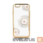 Aizmugurējais vāciņš Beeyo Sony E5 Flower Dots TPU Gold