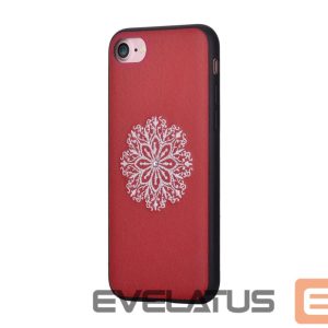 Aizmugurējais vāciņš Devia Apple iPhone 7/8 Flower Embroidery Case Red