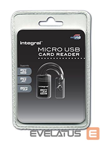 Atmiņas kartes Integral Micro SD Mini USB Cardreader INCRMSDMINIUSB