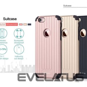 Aizmugurējais vāciņš Devia Apple iPhone 6 / 6s Plus Suitcase Black