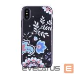 Aizmugurējais vāciņš Devia Apple iPhone X Crystal Bloosom case Black