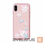 Back panel cover Devia Apple iPhone X Flower Embroidery Case Lanya Black
