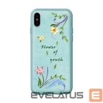 Nugarėlės dėklai Devia Apple iPhone X Flower Embroidery Case lanzh