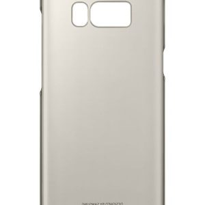 Aizmugurējais vāciņš Samsung  QG955CFE Clear Cover for Galalxy S8+ G955 Gold