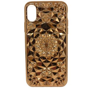 Aizmugurējais vāciņš GreenGo Apple iPhone X 3D Case Gold