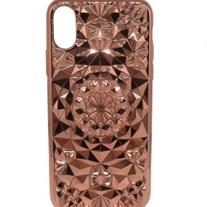 Aizmugurējais vāciņš GreenGo Apple iPhone X 3D Case Rose Gold