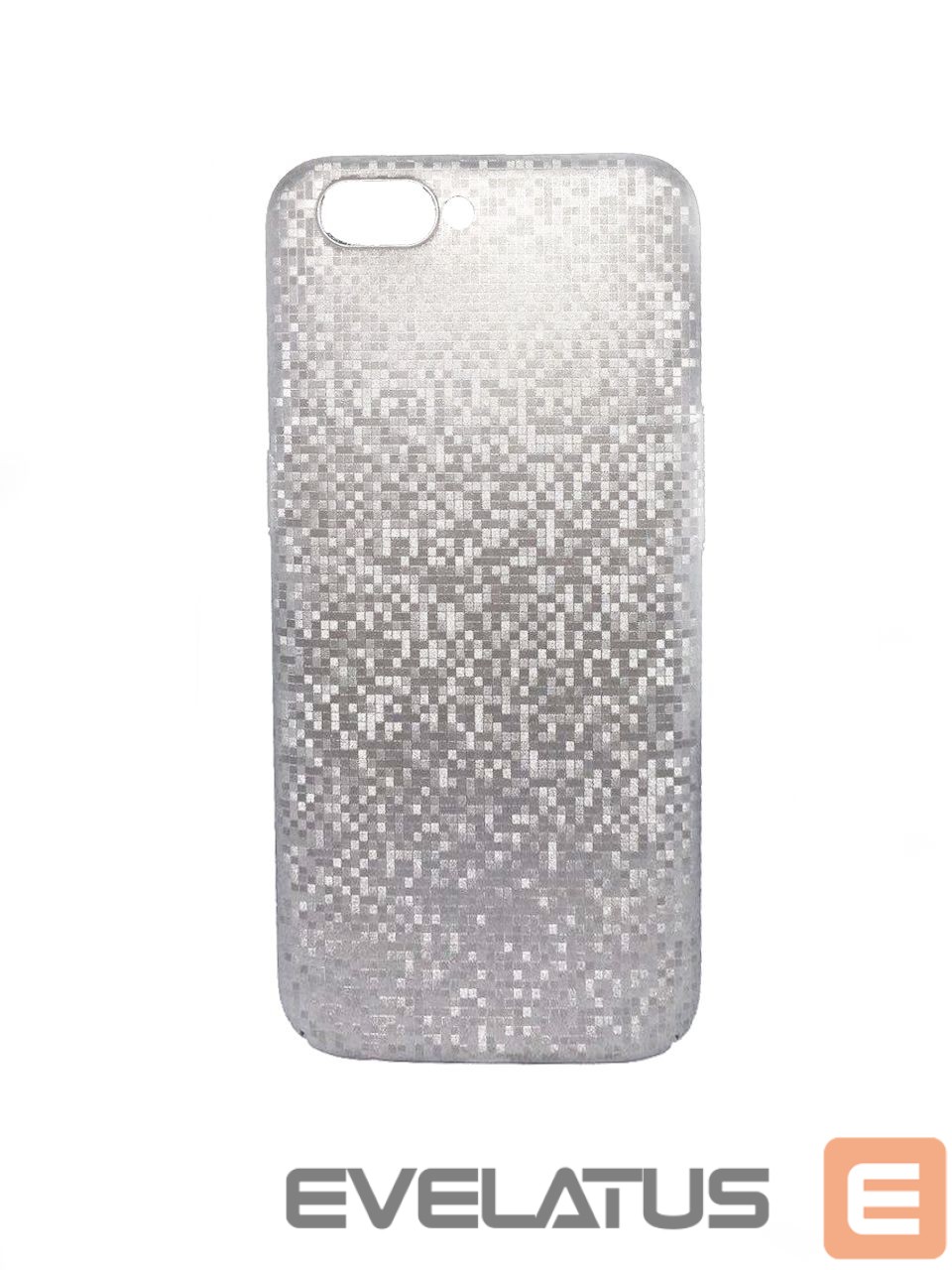 Aizmugurējais vāciņš GreenGo Samsung Note 8 Squares Case Silver