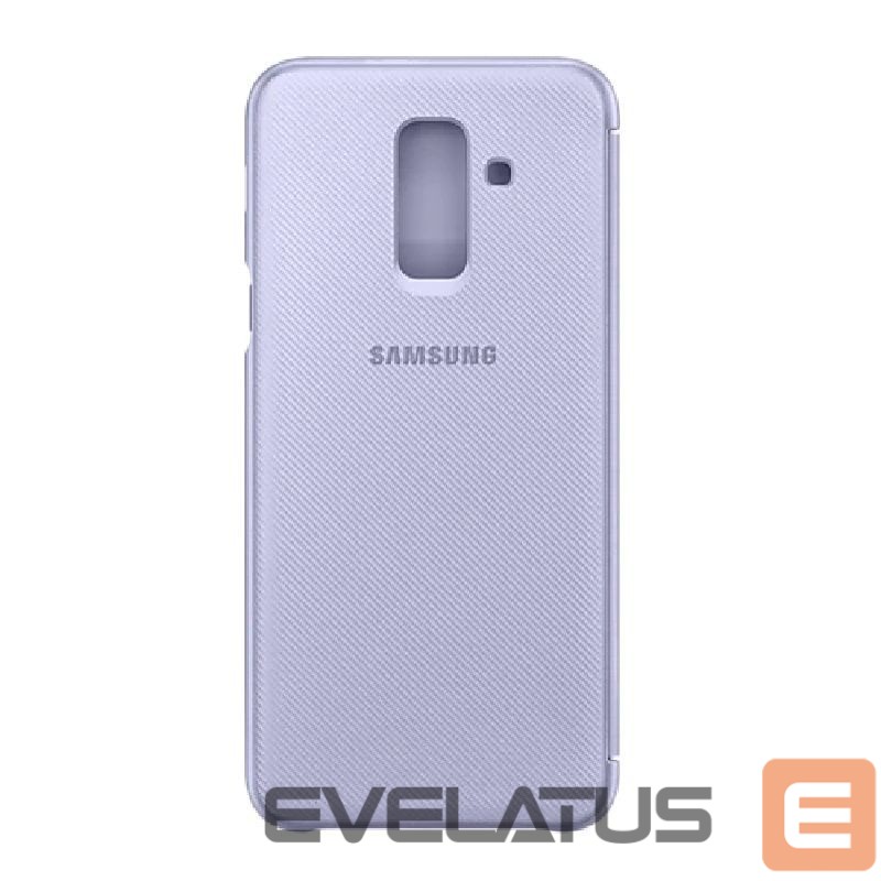 Aizmugurējais vāciņš Samsung A6 Plus 2018 A605 Wallet Cover Purple