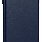Aizmugurējais vāciņš Evelatus - Leather case for Apple iPhone X Dark Blue