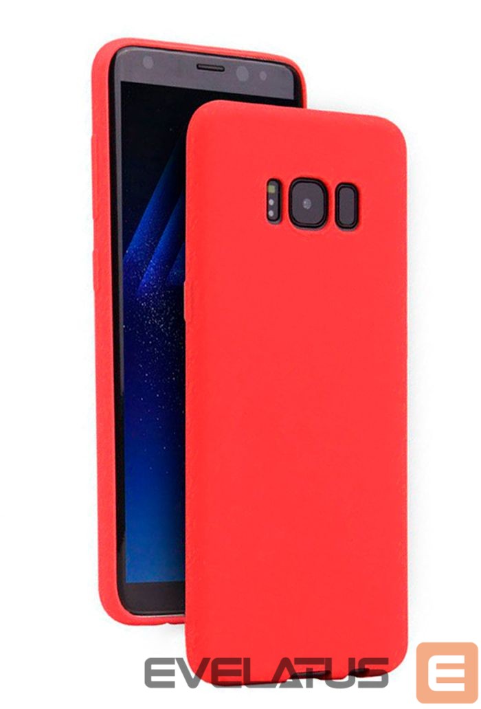 Aizmugurējais vāciņš Evelatus Samsung S8 Plus Nano Silicone Case Soft Touch TPU Red