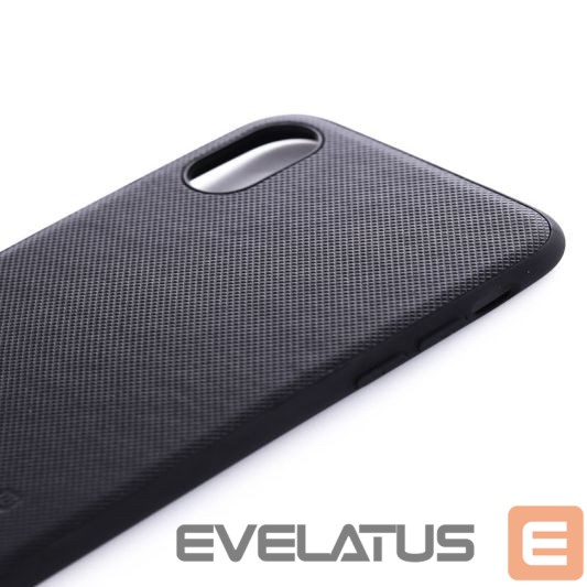 Aizmugurējais vāciņš Evelatus Apple iPhone X PC/TPU case Black