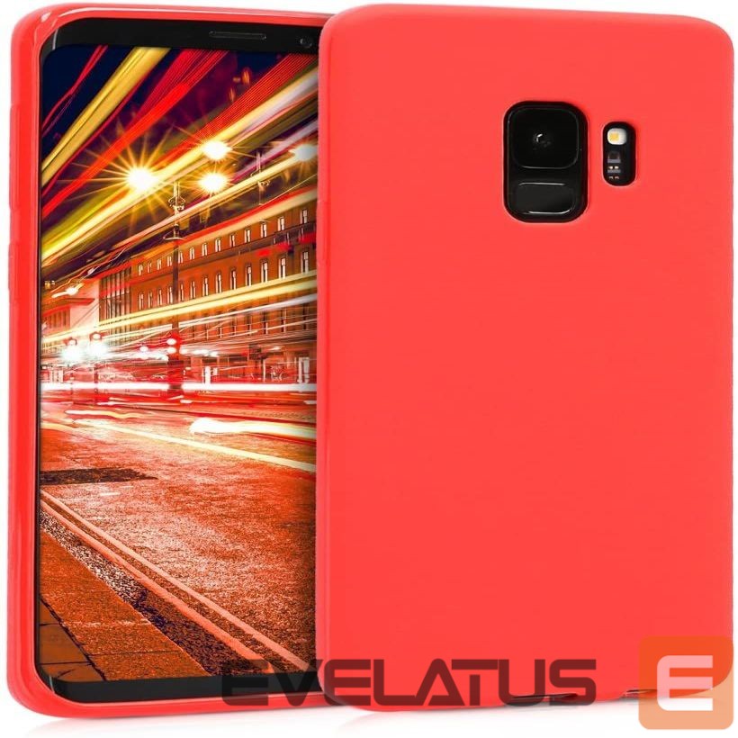 Aizmugurējais vāciņš Evelatus Samsung Galaxy S9 Plus Premium Soft Touch Silicone Case Red