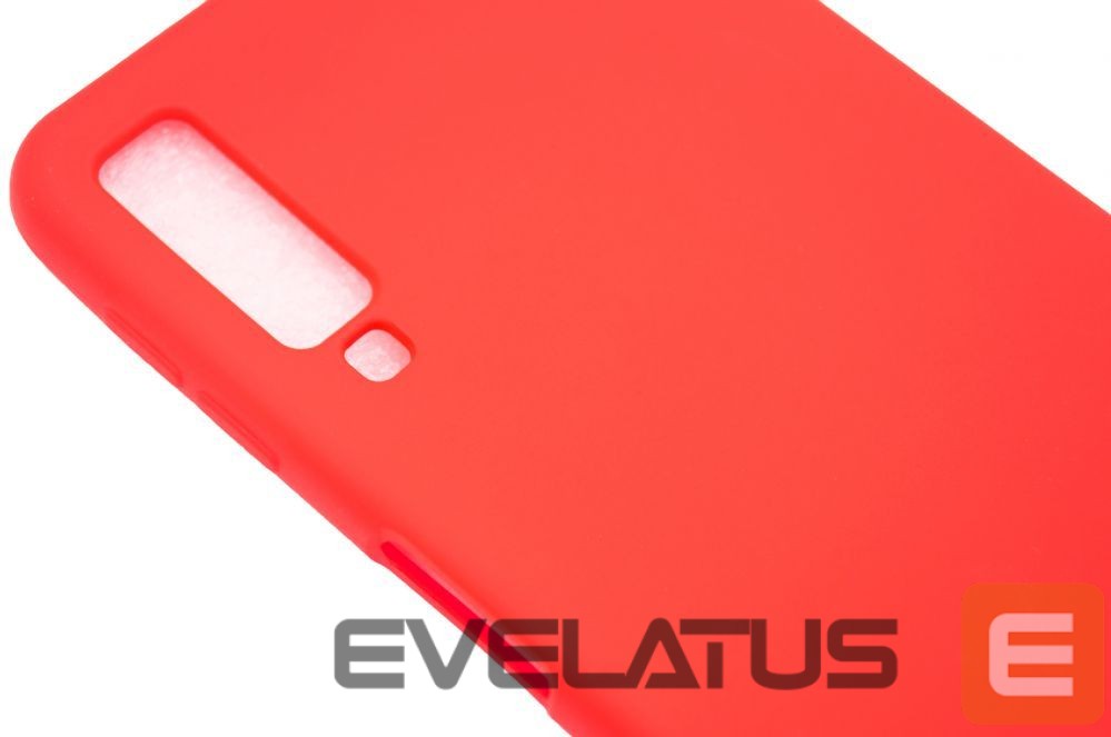 Aizmugurējais vāciņš Evelatus Samsung Galaxy A7 2018 Nano Silicone Case Soft Touch TPU Red