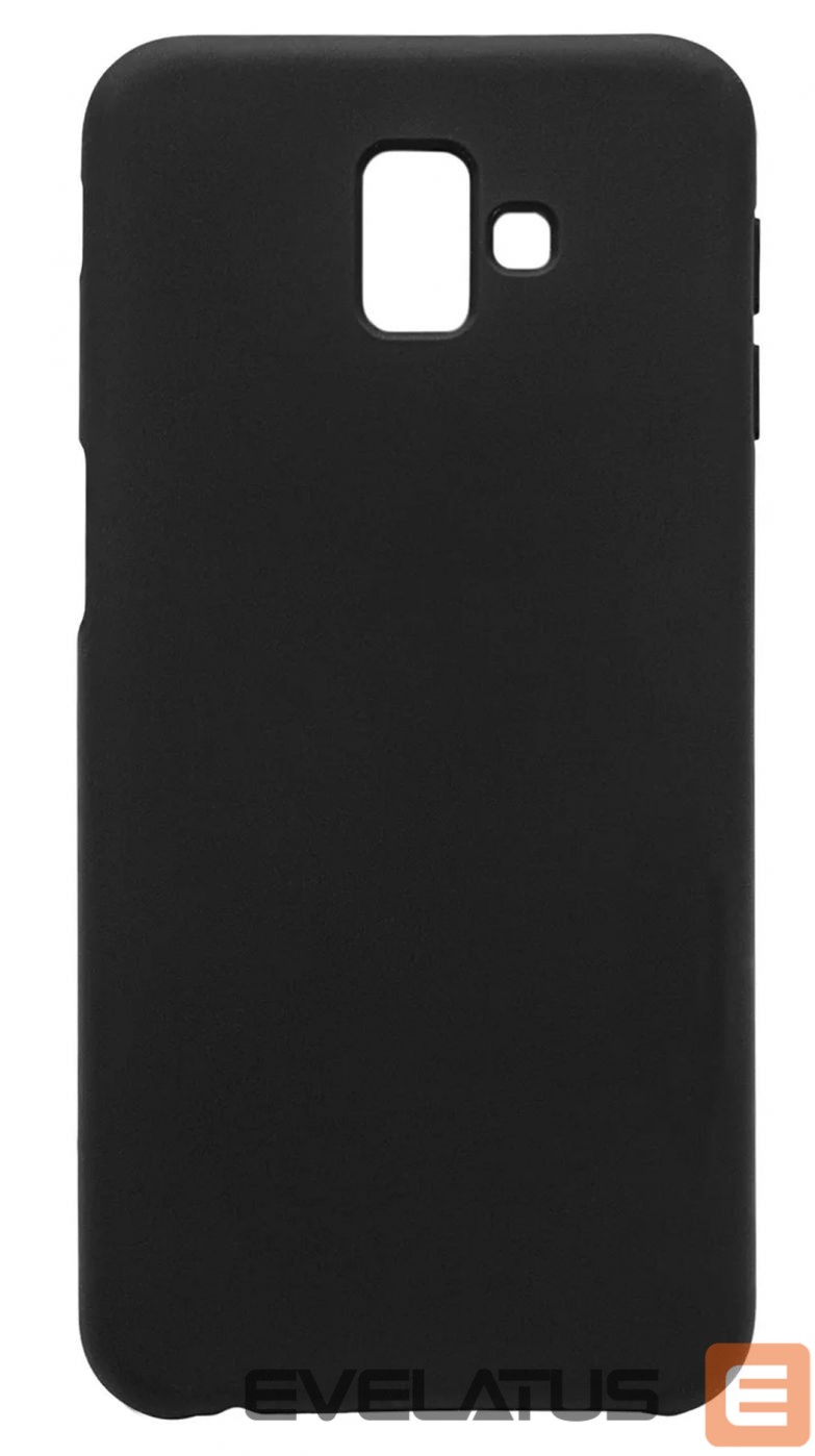 Aizmugurējais vāciņš Evelatus Samsung Galaxy J6 Plus Silicone Case Black