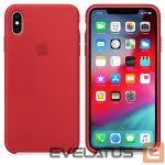 Aizmugurējais vāciņš Apple  iPhone XS Max Silicone Case MRWH2ZM/A Red