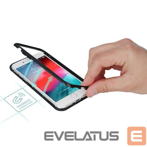 Aizmugurējais vāciņš GreenGo Apple iPhone 7/8 Plus Magnetic Case Black