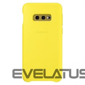 Aizmugurējais vāciņš Samsung  Galaxy S10e Leather Cover EF-VG970LYEGWW Yellow