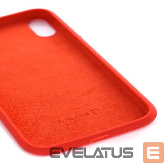 Aizmugurējais vāciņš Evelatus Apple iPhone XR Premium Soft Touch Silicone Case Red