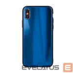 Aizmugurējais vāciņš GreenGo Huawei P30 Aurora Glass TPU case Dark Blue