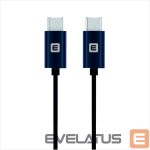 Kabelis Evelatus - Evelatus Data Cable Type-C to Type-C TPC03 Black