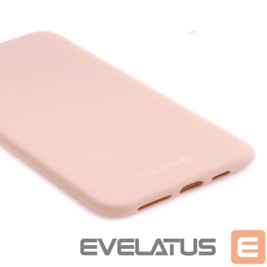 Aizmugurējais vāciņš Evelatus Apple iPhone X Nano Silicone Case Soft Touch TPU Pink Sand