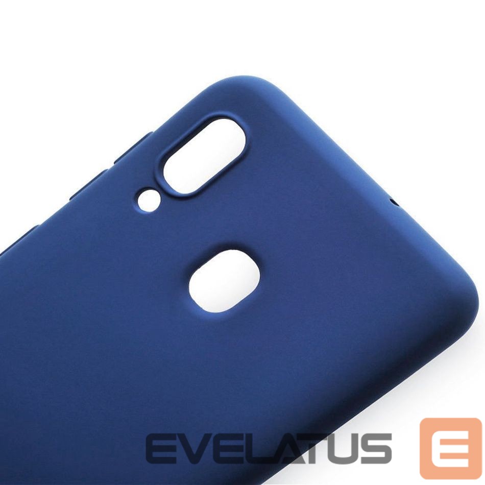 Aizmugurējais vāciņš Evelatus Samsung A20 Silicon Case Dark Blue