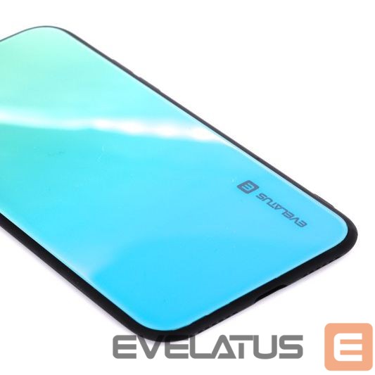 Aizmugurējais vāciņš Evelatus Apple iPhone X/Xs Gradient Glass Case 6 Lagoon