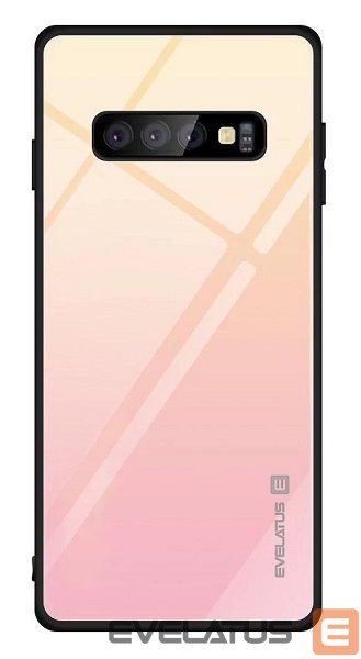 Aizmugurējais vāciņš Evelatus Samsung A7 2018 Gradient Glass Case 1 Mild Melon