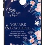 Aizmugurējais vāciņš Evelatus Huawei Y6 2018 Picture Glass Case Flower Power