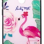 Aizmugurējais vāciņš Evelatus Huawei Y6 2018 Picture Glass Case Flamingo Party