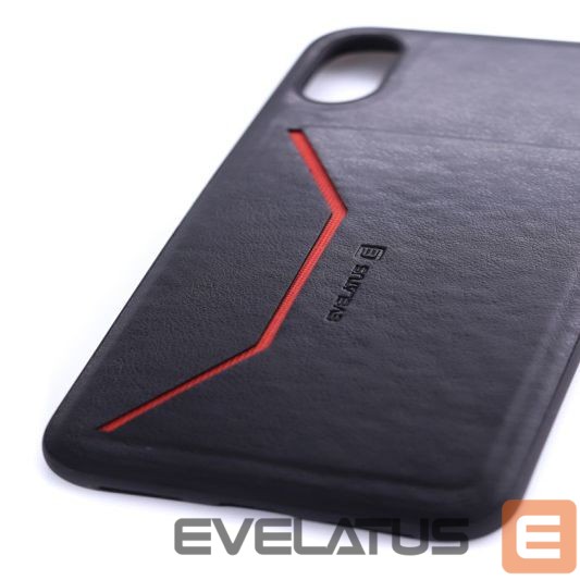 Aizmugurējais vāciņš Evelatus Apple iPhone X Nobel Black
