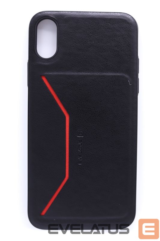 Aizmugurējais vāciņš Evelatus Apple iPhone X Nobel Black