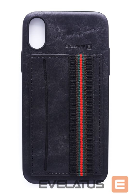 Aizmugurējais vāciņš Evelatus Apple iPhone X Cubit Plastic Black
