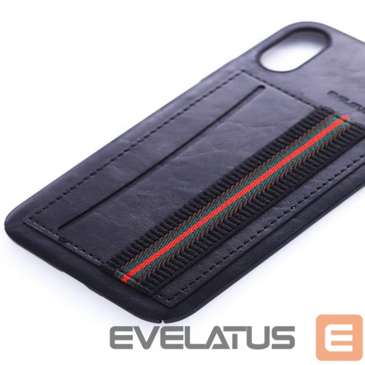 Aizmugurējais vāciņš Evelatus Apple iPhone X Cubit Plastic Black