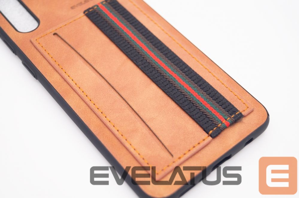 Aizmugurējais vāciņš Evelatus Samsung A50 Cubit Plastic Brown