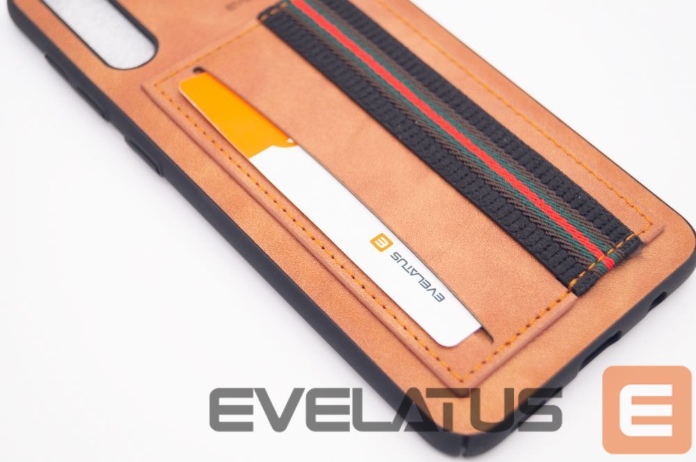 Aizmugurējais vāciņš Evelatus Samsung A50 Cubit Plastic Brown