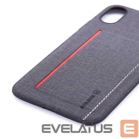 Aizmugurējais vāciņš Evelatus Apple iPhone X 6127 Black